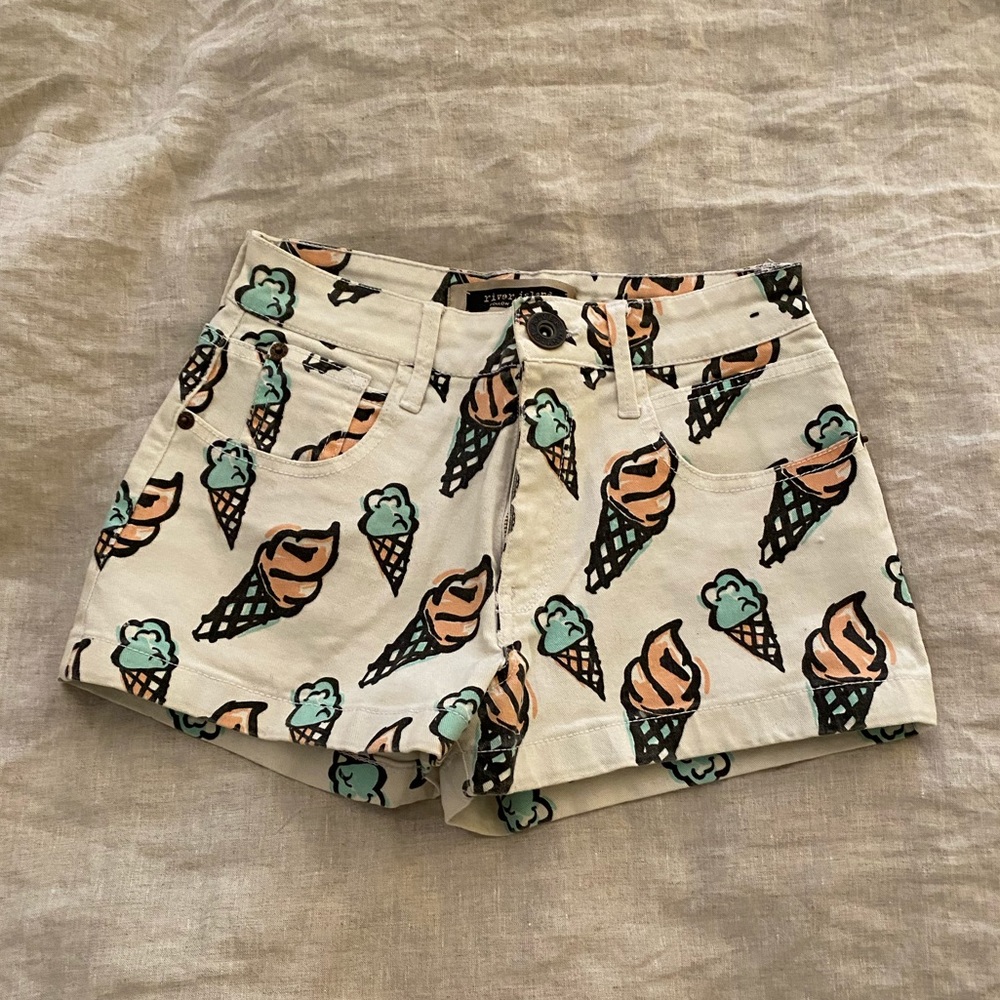 High-Waisted & Ice Cream Printed